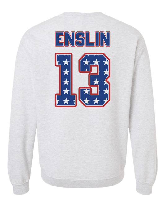 USA: Unisex Crewneck Sweatshirt - Color: ASH