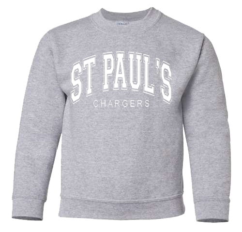 Youth Gildan Sweatshirt: Design #6 - Varsity Puff