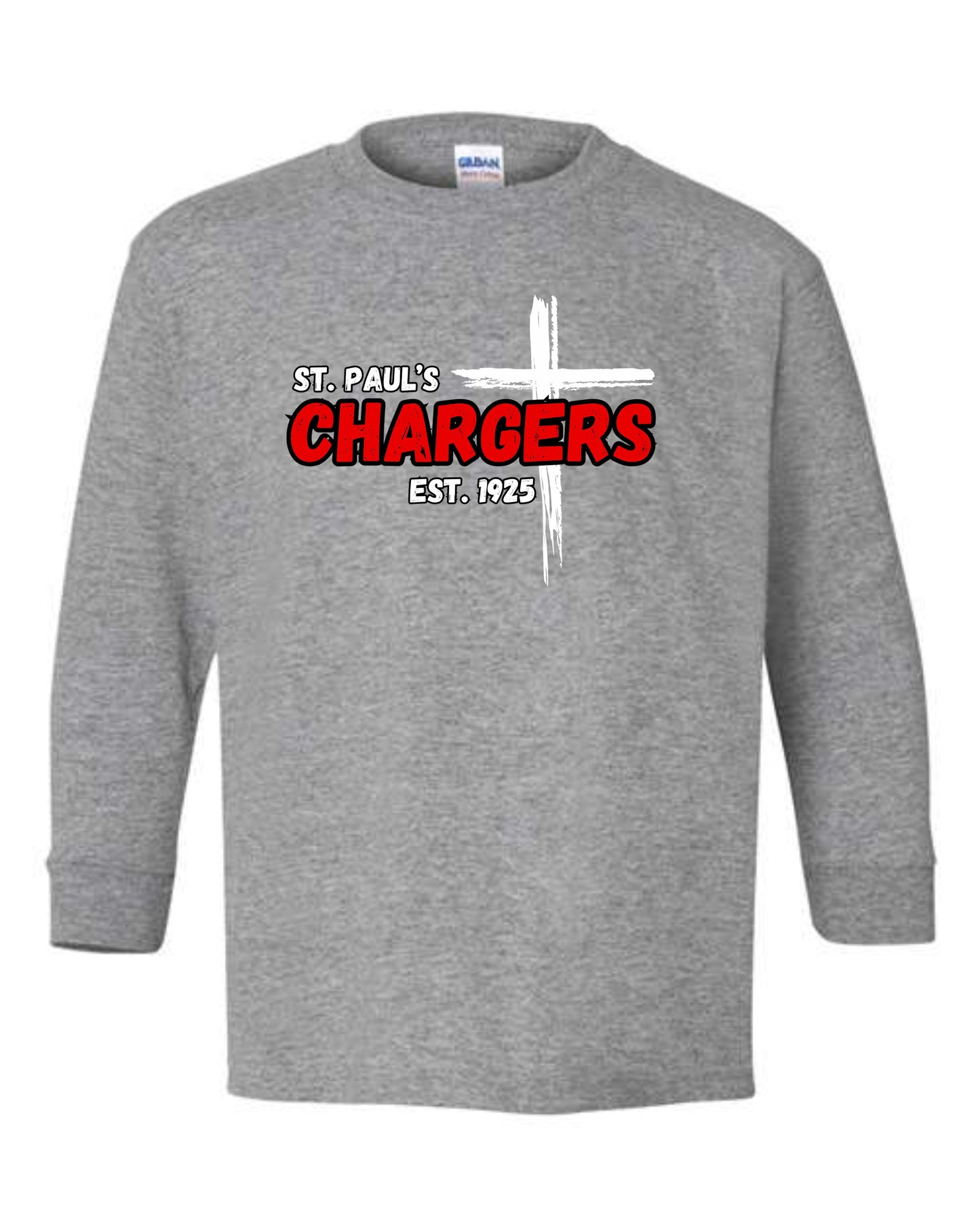 Youth Gildan - Heavy Cotton™ Long Sleeve T-Shirt: Design #1