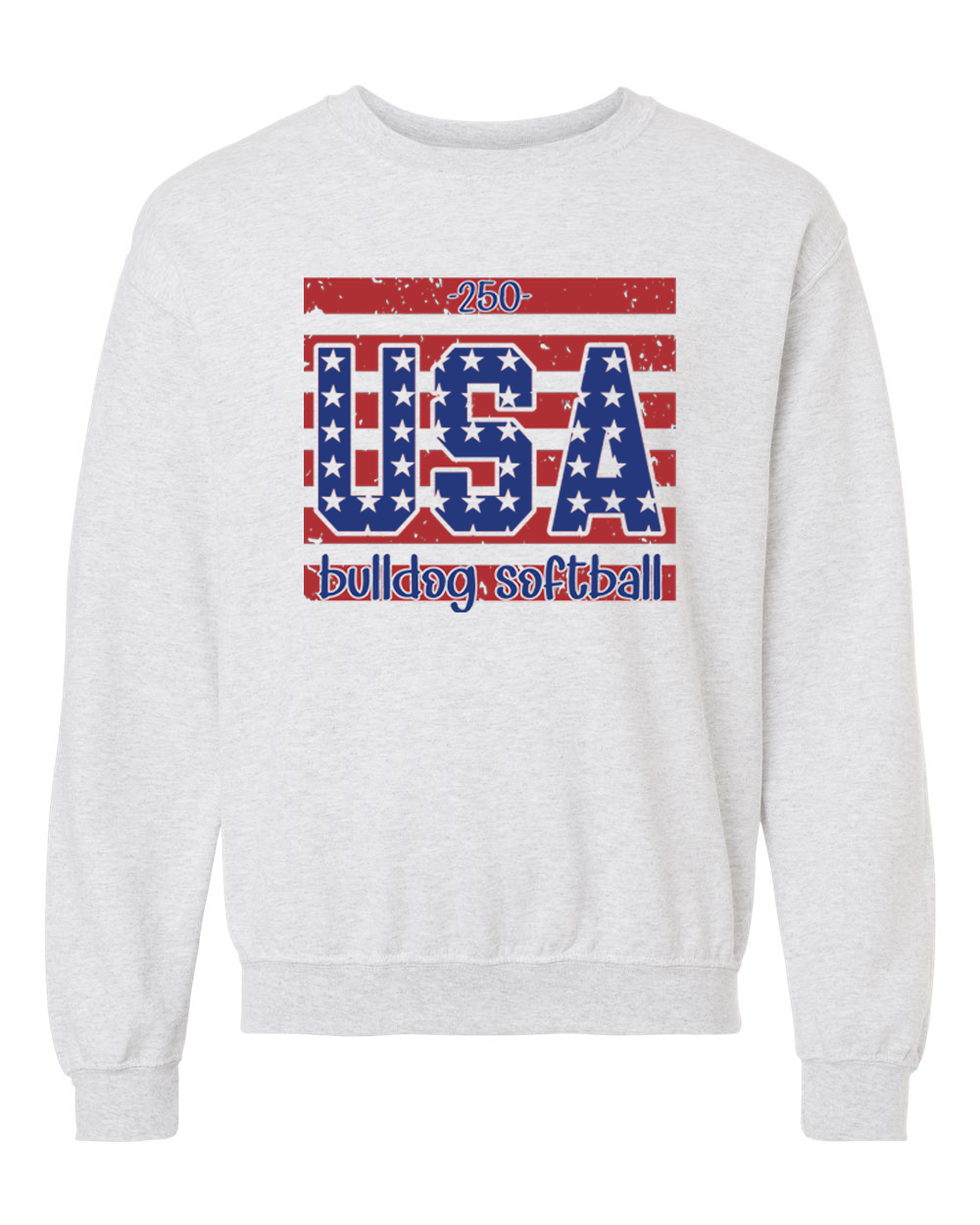 USA: Unisex Crewneck Sweatshirt - Color: ASH