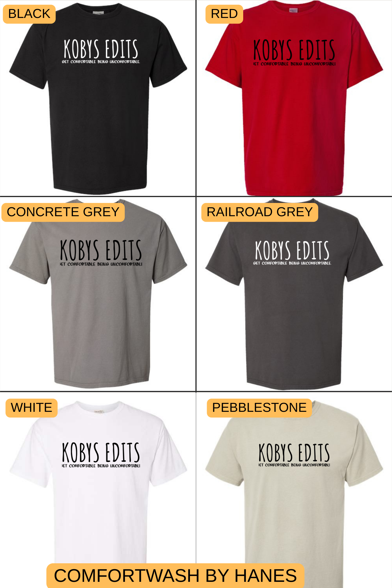 Koby's - ComfortWash by Hanes tshirt