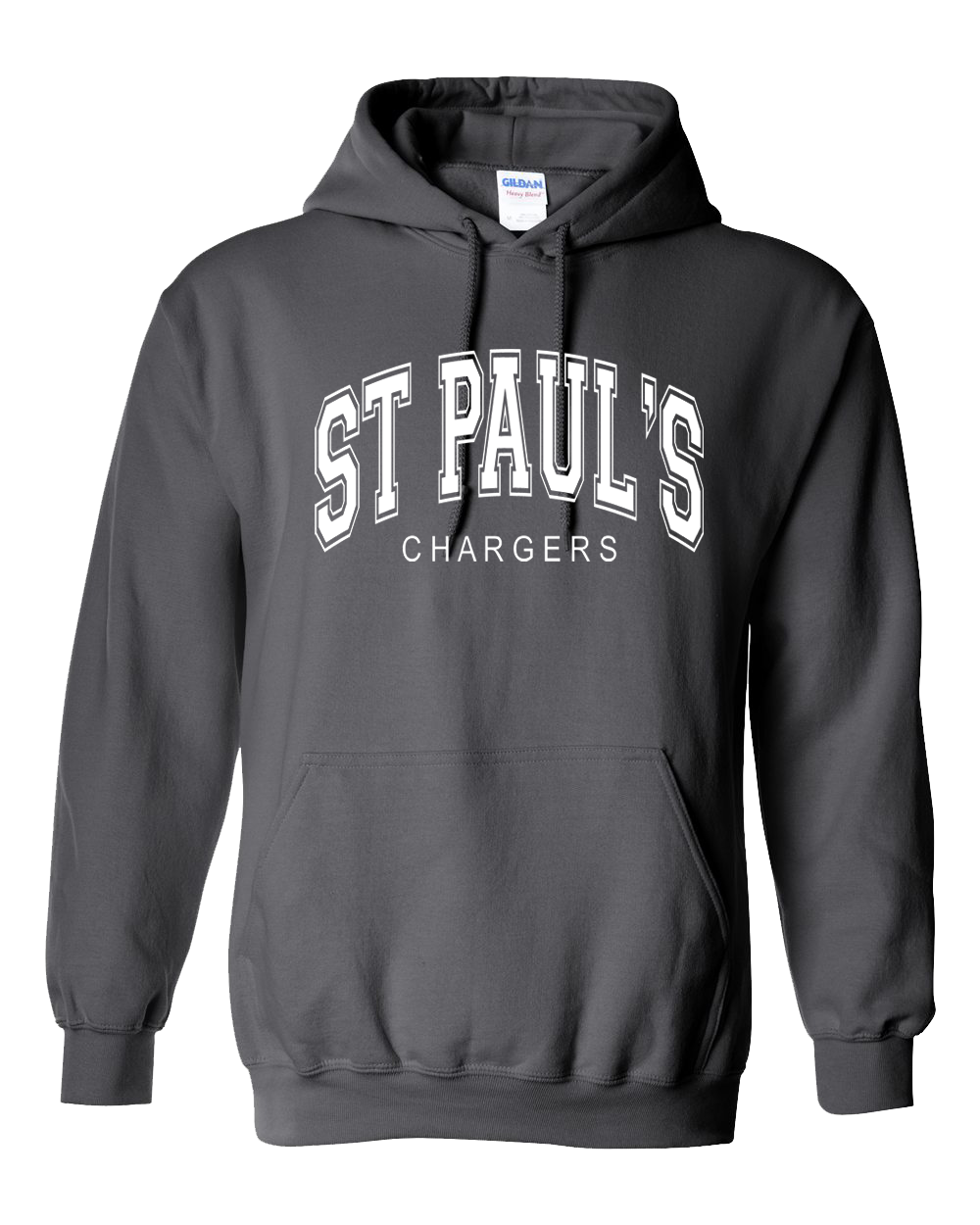 Adult Gildan - Heavy Blend™ Hooded Sweatshirt: Design #6 - VARSITY PUFF