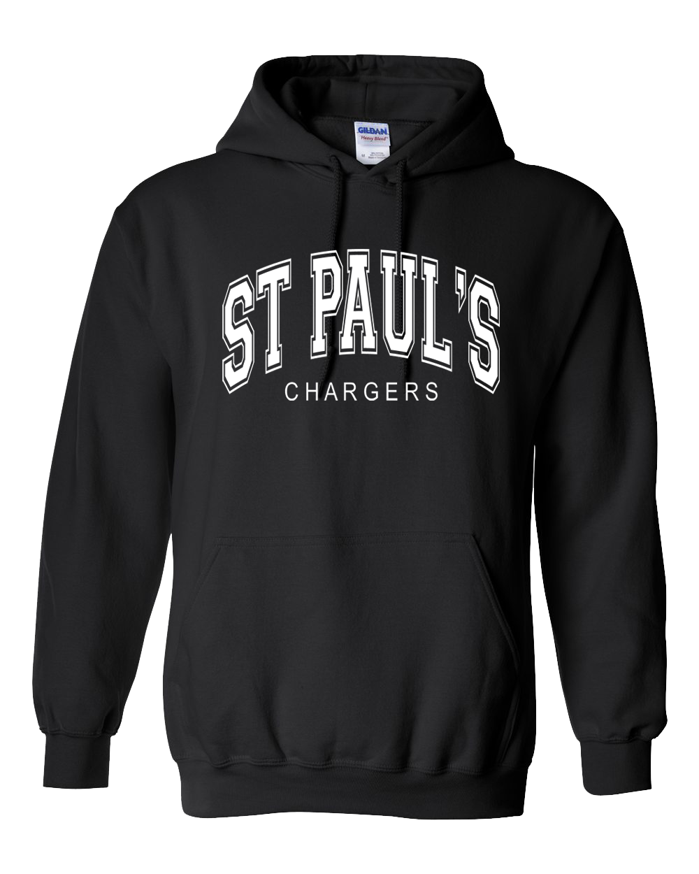 Adult Gildan - Heavy Blend™ Hooded Sweatshirt: Design #6 - VARSITY PUFF