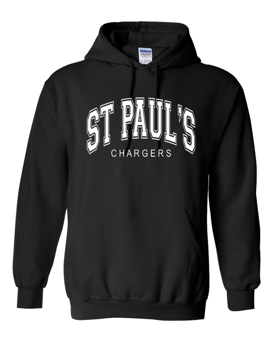 Adult Gildan - Heavy Blend™ Hooded Sweatshirt: Design #6 - VARSITY PUFF