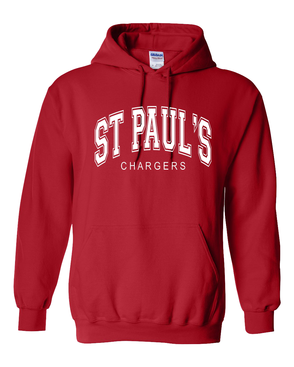 Adult Gildan - Heavy Blend™ Hooded Sweatshirt: Design #6 - VARSITY PUFF