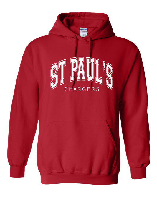 Adult Gildan - Heavy Blend™ Hooded Sweatshirt: Design #6 - VARSITY PUFF