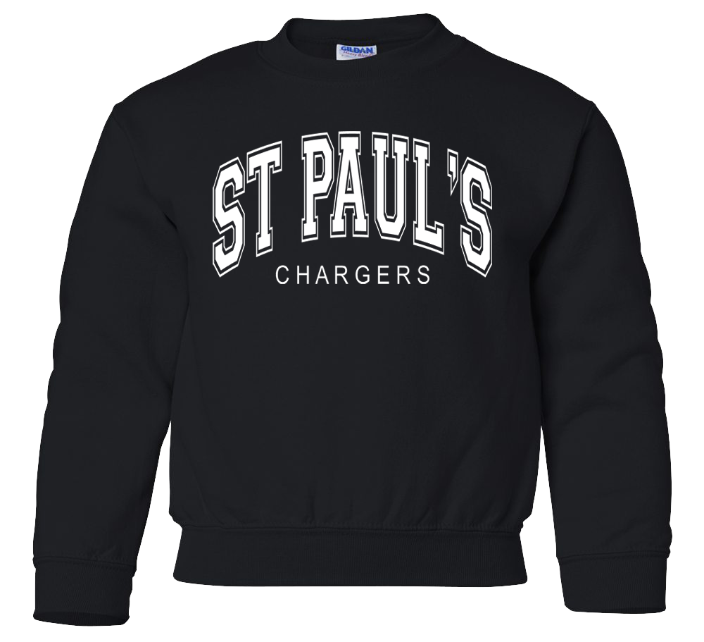 Youth Gildan Sweatshirt: Design #6 - Varsity Puff