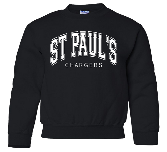 Youth Gildan Sweatshirt: Design #6 - Varsity Puff