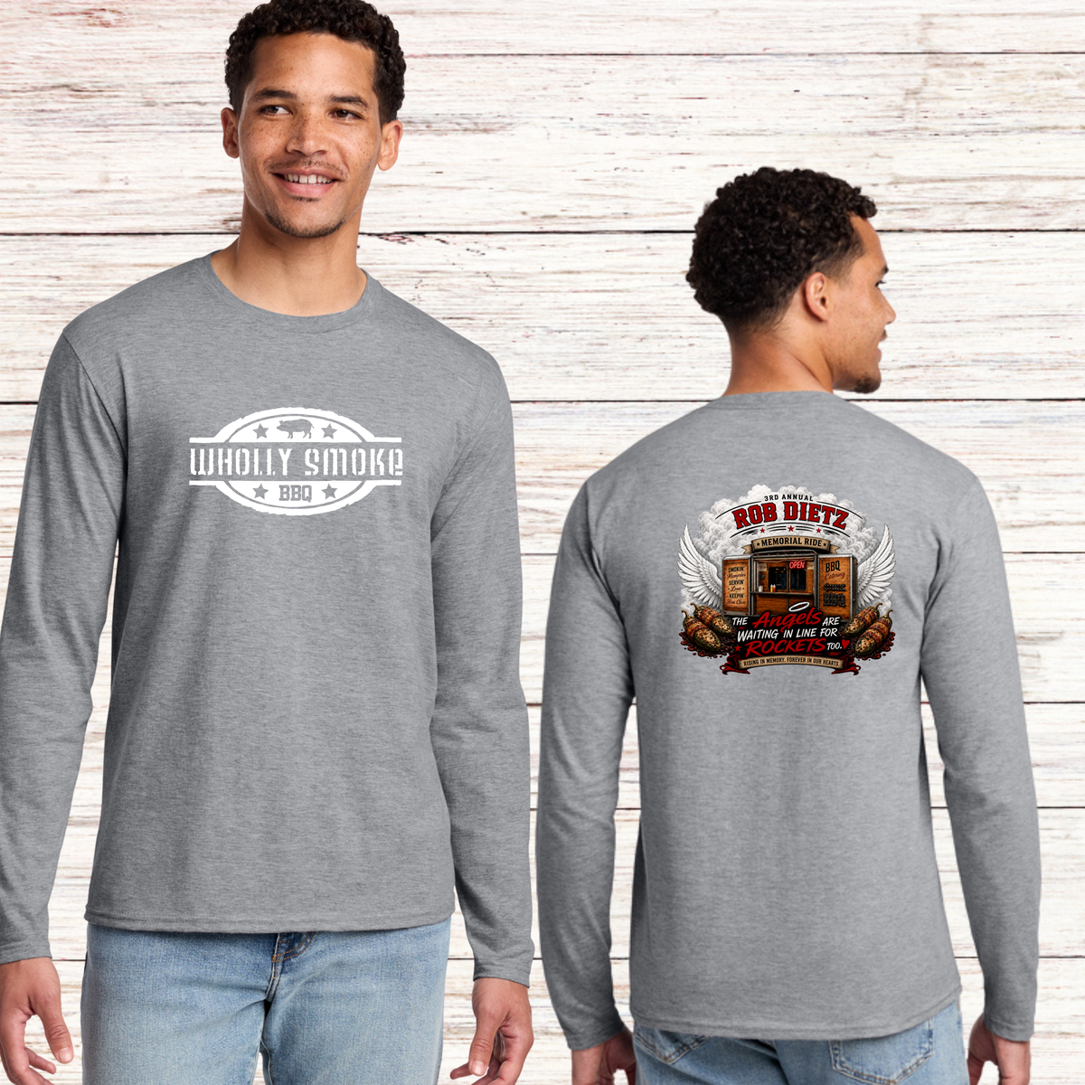 3rd Annual Rob Dietz Memorial:: Port & Co™ Long Sleeve Fan Favorite™ Blend Tee