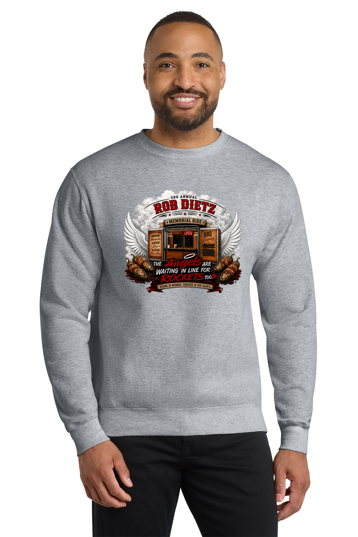 3rd Annual Rob Dietz Memorial:: Port & Co™ Core Fleece Crewneck Sweatshirt