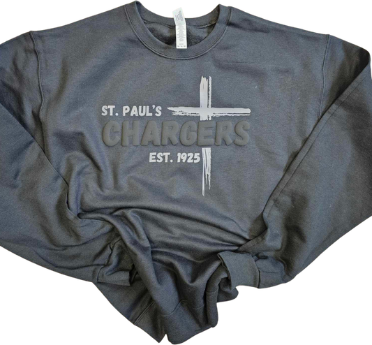 Youth Logo Puff Sweatshirt: Design #3