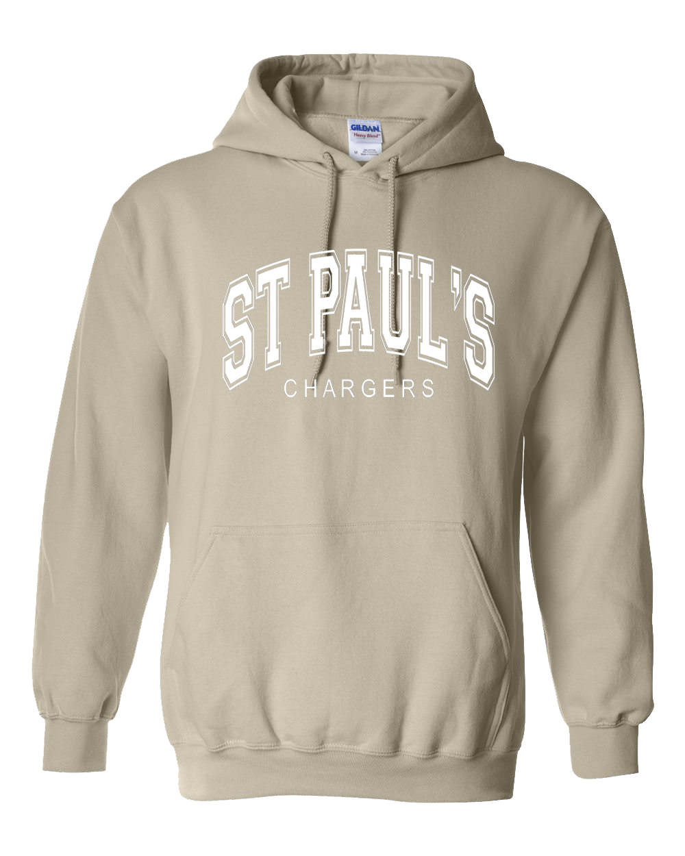 Youth Hooded Sweatshirt: Design #6 - Varsity Puff