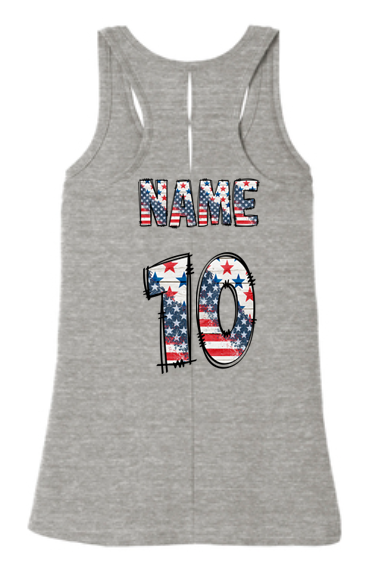 Name & Number Image Option (does NOT include the shirt)