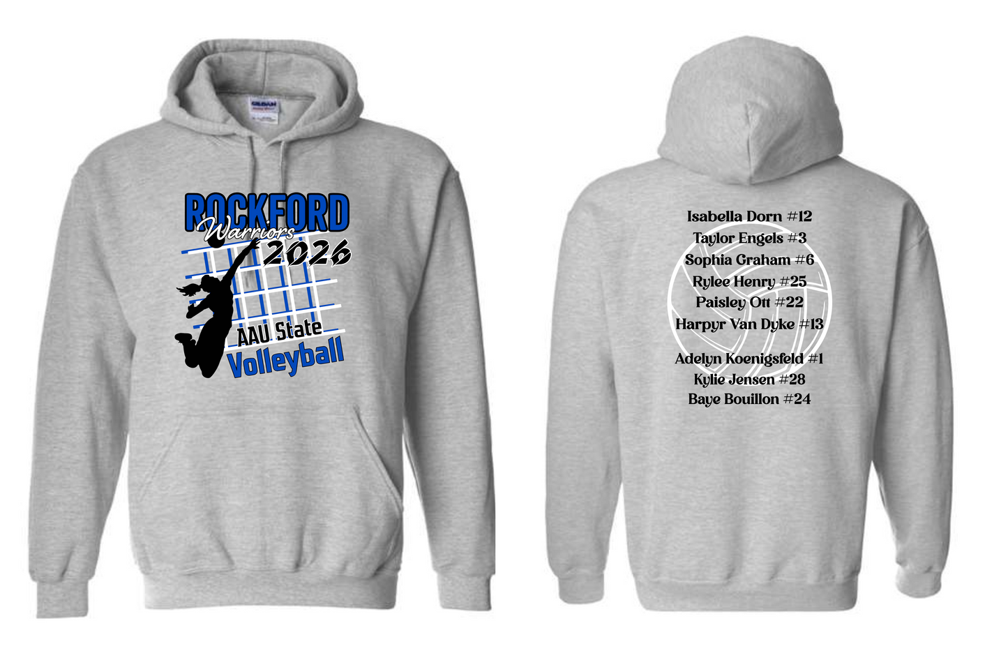 Rockford '26 AAU - Adult Hoodie