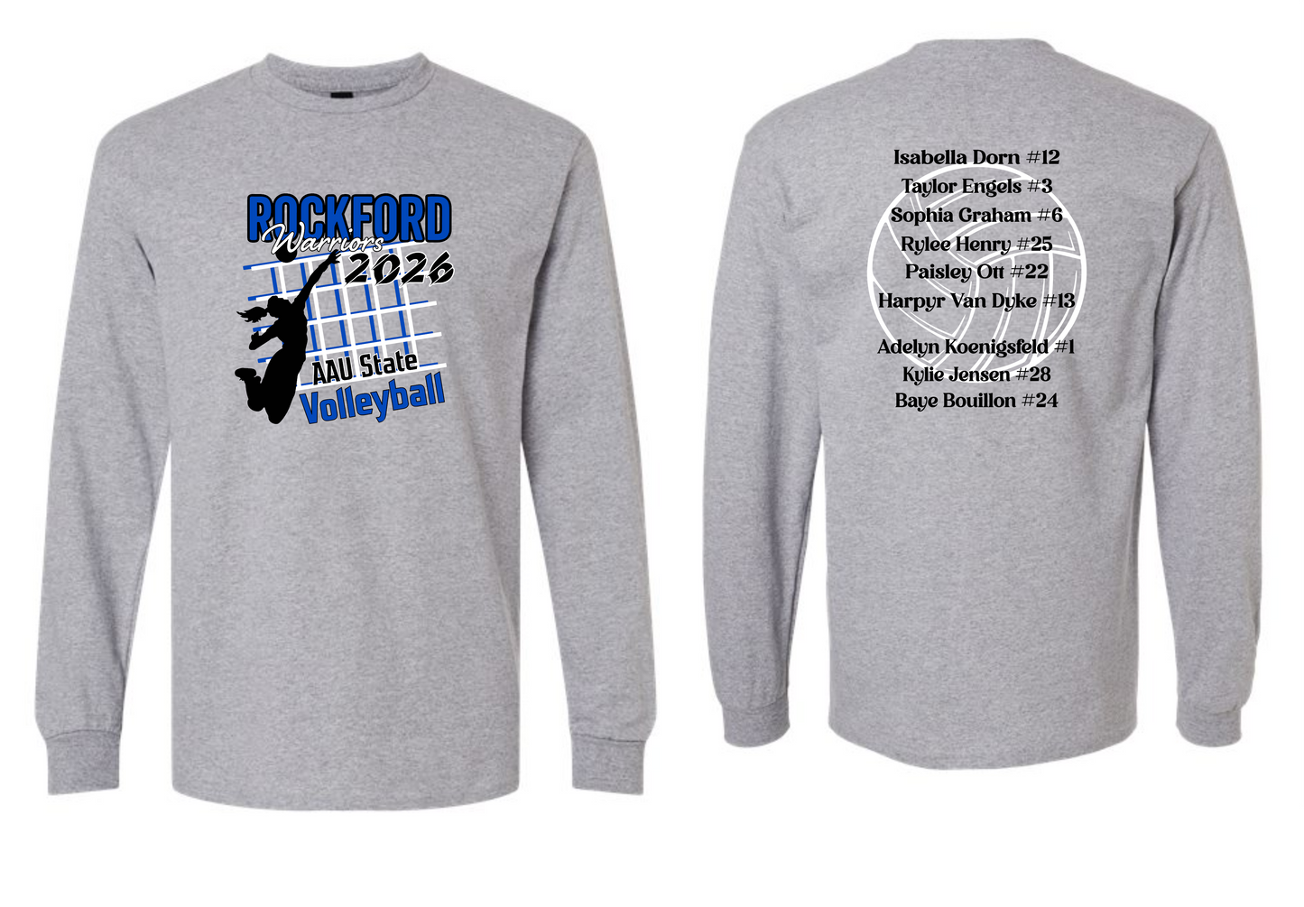 Rockford '26 AAU - Youth longsleeve