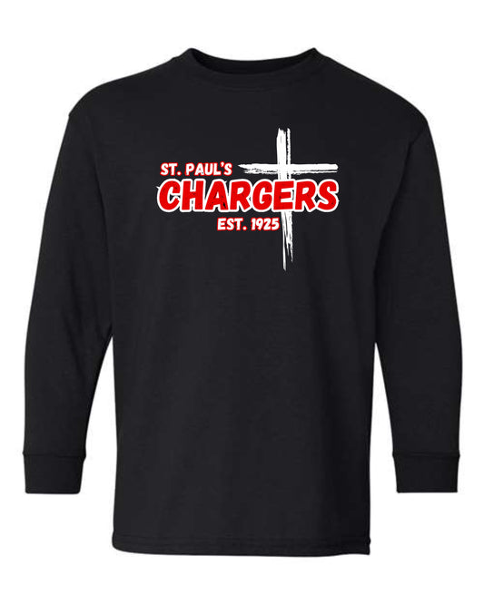 Youth Gildan - Heavy Cotton™ Long Sleeve T-Shirt: Design #1