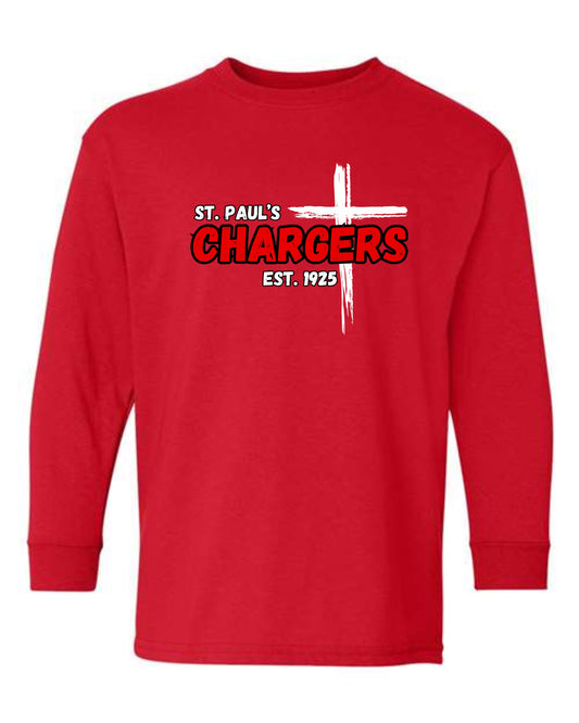 Youth Gildan - Heavy Cotton™ Long Sleeve T-Shirt: Design #1